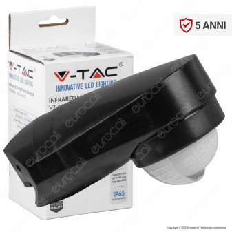 V-Tac VT-8094 Sensore di Movimento a Infrarossi IP65 per Lampadine