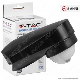 V-Tac VT-8094 Sensore di Movimento a Infrarossi IP65 per Lampadine