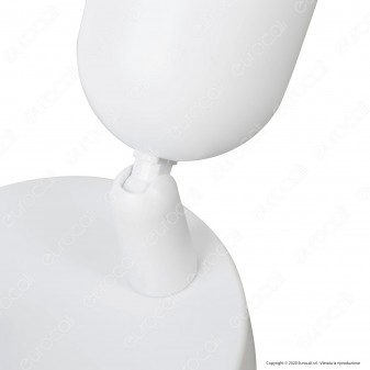 V-Tac VT-897 Portafaretto Rotondo per 2 Faretti LED Spotlight GU10