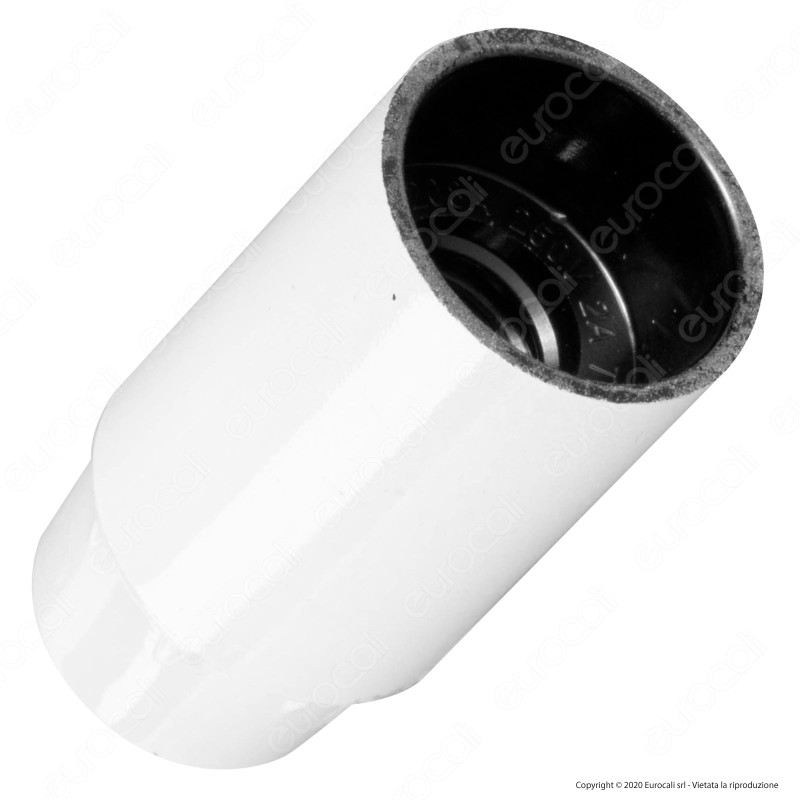 V-Tac Portalampada in Bakelite Colore Bianco per Lampadine E14 - SKU