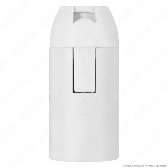 V-Tac Portalampada Termoplastico Colore Bianco per Lampadine E14 -