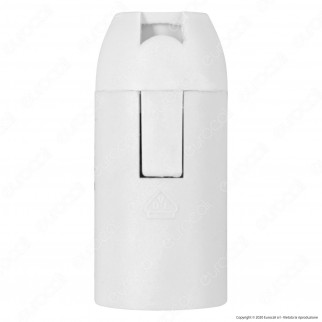 V-Tac Portalampada Termoplastico Colore Bianco per Lampadine E14 -