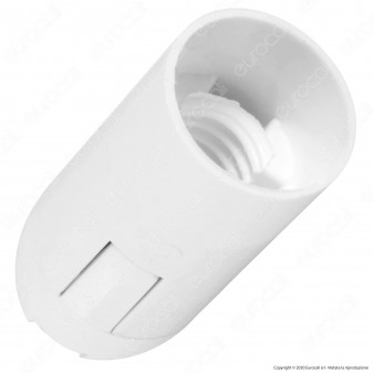 V-Tac Portalampada Termoplastico Colore Bianco per Lampadine E14 -