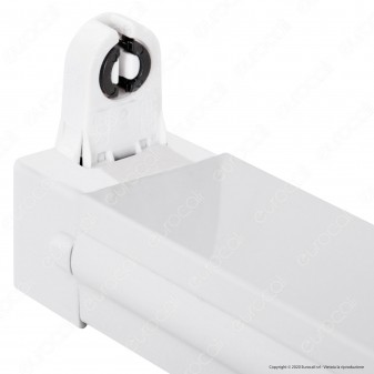 V-Tac VT-12020 Plafoniera Singola per Tubo LED T8 da 120cm - SKU 6054