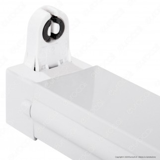 V-Tac VT-12020 Plafoniera Singola per Tubo LED T8 da 120cm - SKU 6054