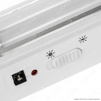 Velamp Lampada LED 24W Portatile con Luce di Emergenza Anti Black Out