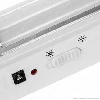 Velamp Lampada LED 24W Portatile con Luce di Emergenza Anti Black Out