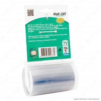 Intergross Roll-Off Rullo Adesivo per Pulizia e Rimozione Peli dai