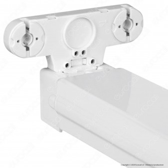 V-Tac VT-15021 Plafoniera Doppia per Tubi LED T8 da 150cm - SKU 6057