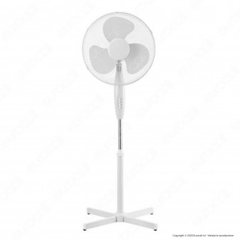 V-Tac VT-4016-3 Ventilatore a Piantana 40W 3 Pale in Plastica Colore