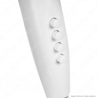 V-Tac VT-4016-3 Ventilatore a Piantana 40W 3 Pale in Plastica Colore