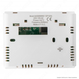 Ener-J Cronotermostato con Display e Ricevitore Wireless a