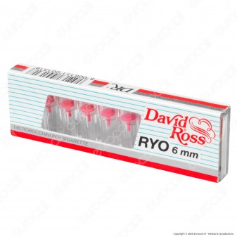 David Ross Microbocchini Ryo 6mm in plastica riutilizzabili per