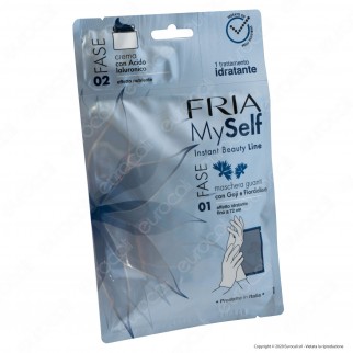 Fria MySelf Trattamento Monouso Idratante Mani in 2 Fasi con Maschera