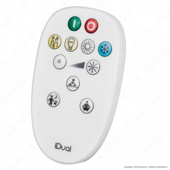 iDual Remote Control Telecomando per i Sistemi iDual Whites
