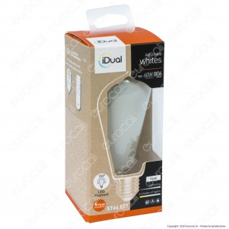 iDual Lampadina LED E27 Filament 9W Bulb ST64 Changing Color