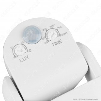 V-Tac VT-8093 Sensore di Movimento Regolabile a Infrarossi IP65 per