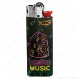 Bic Mini J25 Piccolo Fantasia Neon Music - 5 Accendini