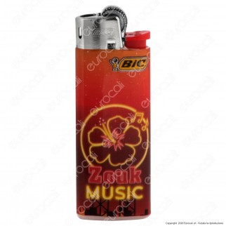 Bic Mini J25 Piccolo Fantasia Neon Music - 5 Accendini