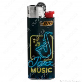 Bic Mini J25 Piccolo Fantasia Neon Music - 5 Accendini