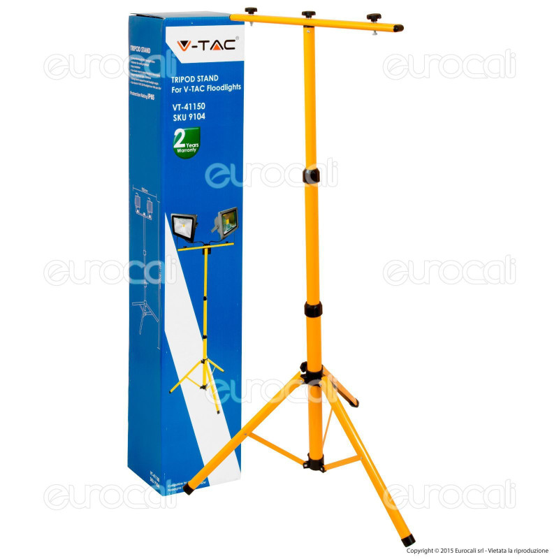 V-Tac VT-41150 Supporto Treppiede per Fari LED - SKU 9104