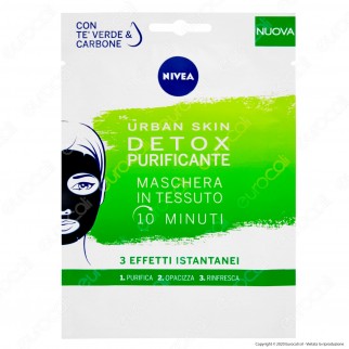 Nivea Urban Skin Detox Maschera in Tessuto 10 minuti Purificante