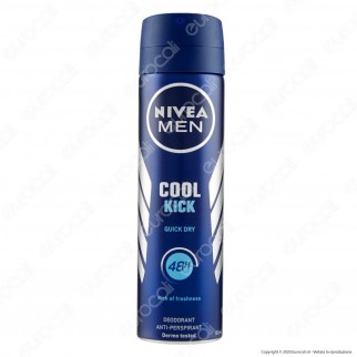 Nivea Men Deodorante Spray Cool Kick Anti-Traspirante - Flacone da