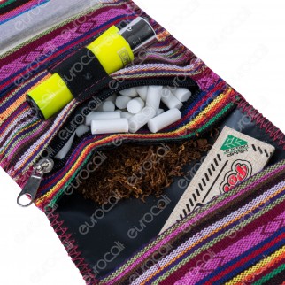 Atomic Tobacco Pouch Mini Indian Astuccio Portatabacco in Tessuto
