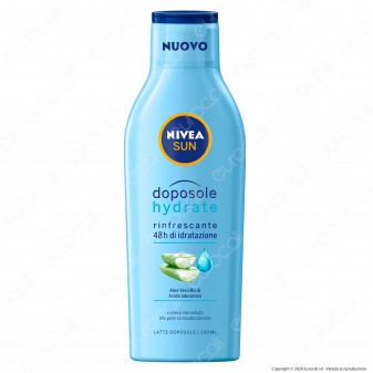 Nivea Sun Latte Doposole Hydrate Rinfrescante Idratante con Aloe Vera