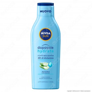 Nivea Sun Latte Doposole Hydrate Rinfrescante Idratante con Aloe Vera
