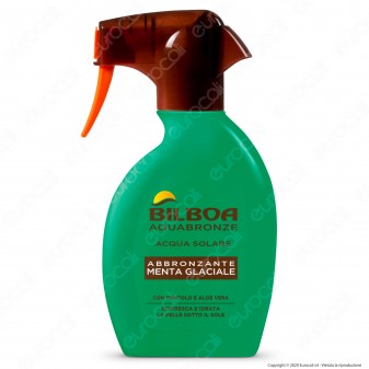 Bilboa Spray Acqua Solare Abbronzante Menta Glaciale - Flacone da