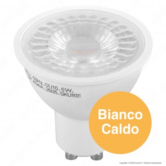 V-Tac PRO VT-275 Confezione 12 Lampadine LED GU10 5W Faretti