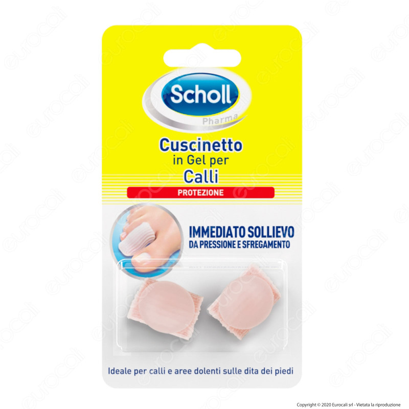 Scholl Cuscinetto in Gel per Calli - Confezione con 2 Cuscinetti