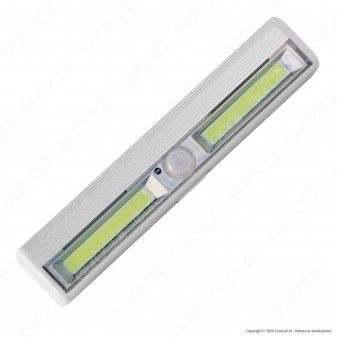 Velamp Smarty Luce LED 3W a Batteria Reglette con Sensore di