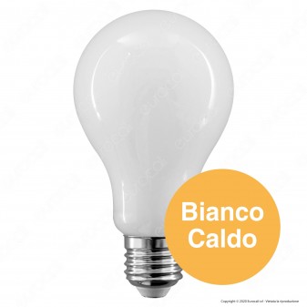 Bot Lighting Lampadina LED E27 11W Bulb A70 Milky Filamento