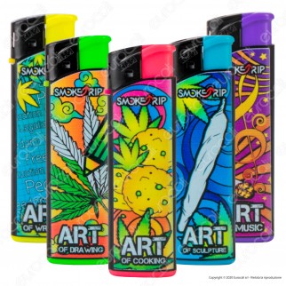 SmokeTrip Accendini Elettronici Ricaricabili Fantasia Arts - 5