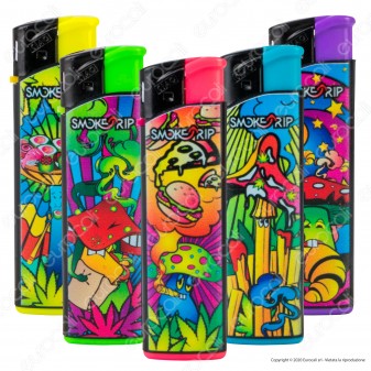 SmokeTrip Accendini Elettronici Ricaricabili Fantasia Fame Chimica -