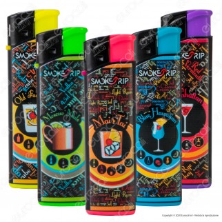 SmokeTrip Accendini Elettronici Ricaricabili Fantasia Cocktails 3 - 5