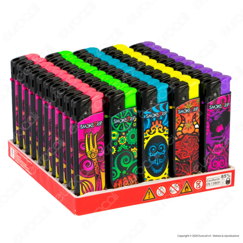 SmokeTrip Accendini Elettronici Ricaricabili Fantasia Cartoon - Box