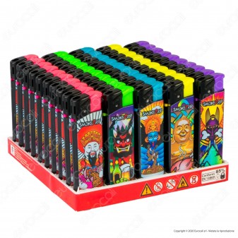 SmokeTrip Accendini Elettronici Ricaricabili Fantasia Gods - Box da