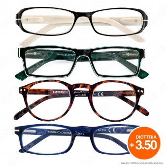 Espressoocchiali Occhiali da Lettura Antigraffio e Antiriflesso