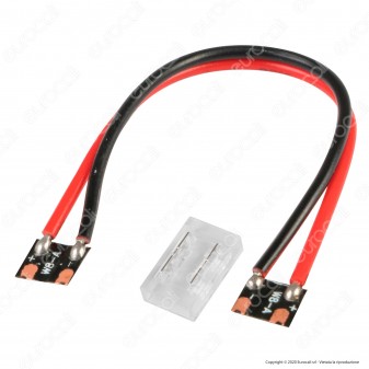 Life Giunto Flessibile Slim ad Innesto Rapido con Cavetto da 100 mm -