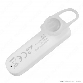V-Tac VT-6700 Auricolare Bluetooth Headset Colore Bianco - SKU 7701