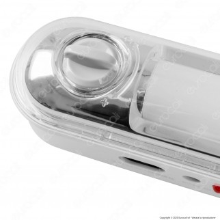 CFG Vega Lampada LED 15W Ricaricabile con Variatore di Intensità