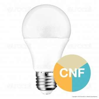 Kanlux TRIColor Lampadina LED E27 12W Bulb A60 3in1 - mod.22911