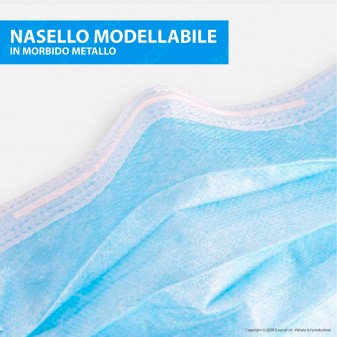 Sicura Protection 50 Mascherine Chirurgiche Monouso Filtranti Tipo II