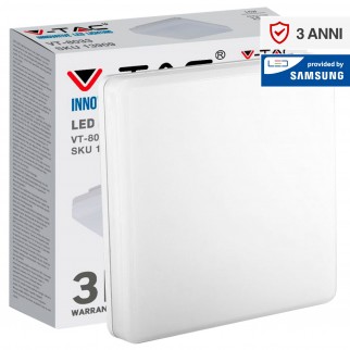 V-Tac VT-8033 SQ Plafoniera LED Quadrata 15W - SKU 13909 / 55679 / 13919