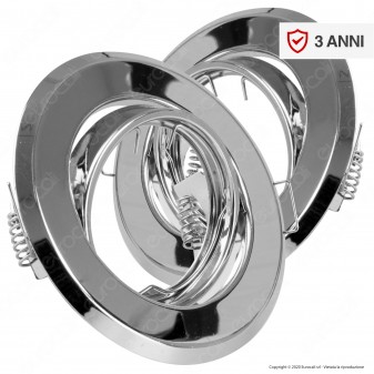 V-Tac VT-817 Portafaretto Orientabile Rotondo da Incasso per