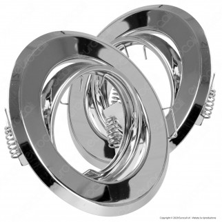 V-Tac VT-817 Portafaretto Orientabile Rotondo da Incasso per