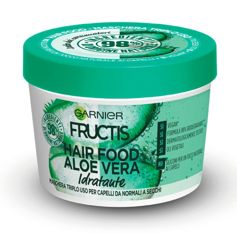 Garnier Fructis Maschera per Capelli Hair Food Aloe Vera 3in1 -